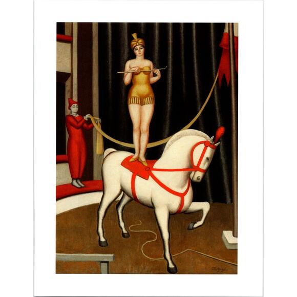 Acrobat on a White Horse by Jean Metzinger 1964 Art Book Plate Print SK9 - Picture 1 of 2